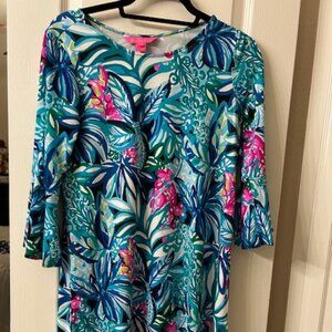 Lilly Pulitzer Boat Neck T shirt dress
